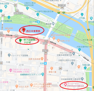 西日本事業部　地図
