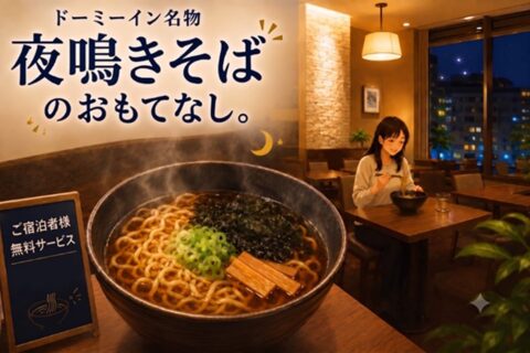 ドーミーイン名物『夜鳴きそば』に、スタッフが夢中になるワケ。