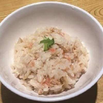 生姜と桜海老の混ぜご飯
